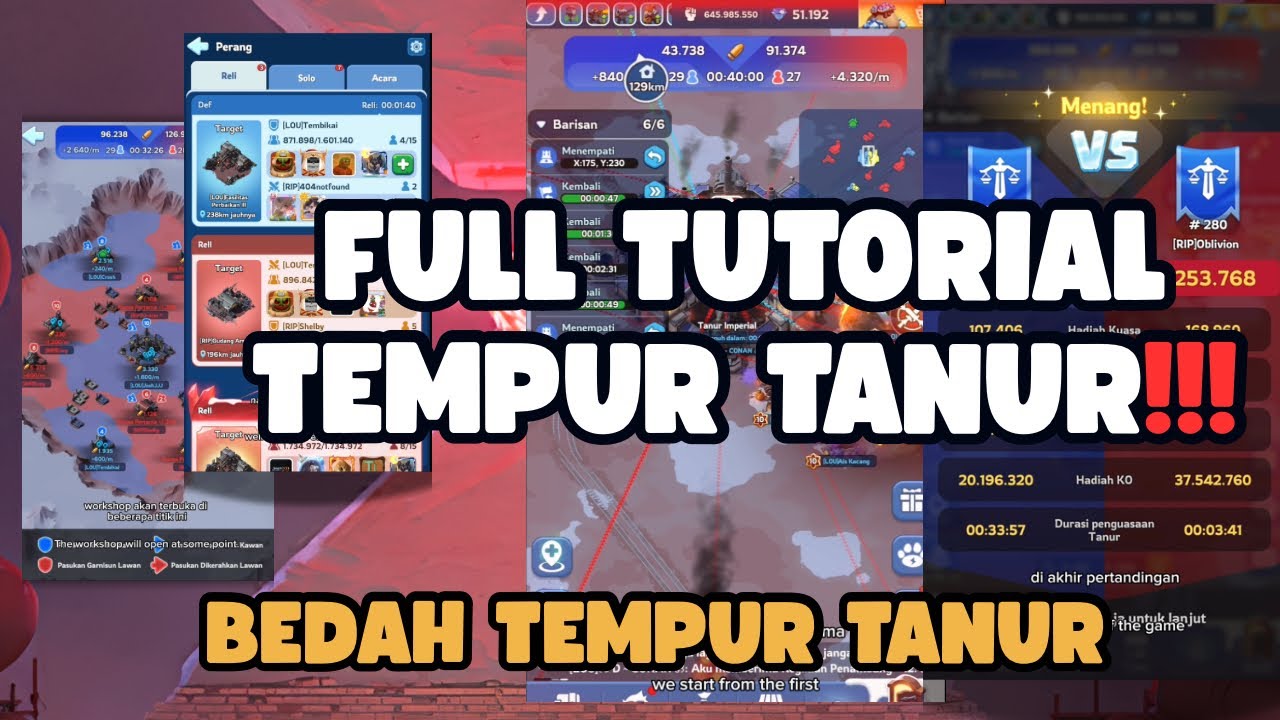 Cara Comeback Terampuh di Tempur Tanur | Full Tutorial Tempur Tanur - Whiteout Survival 