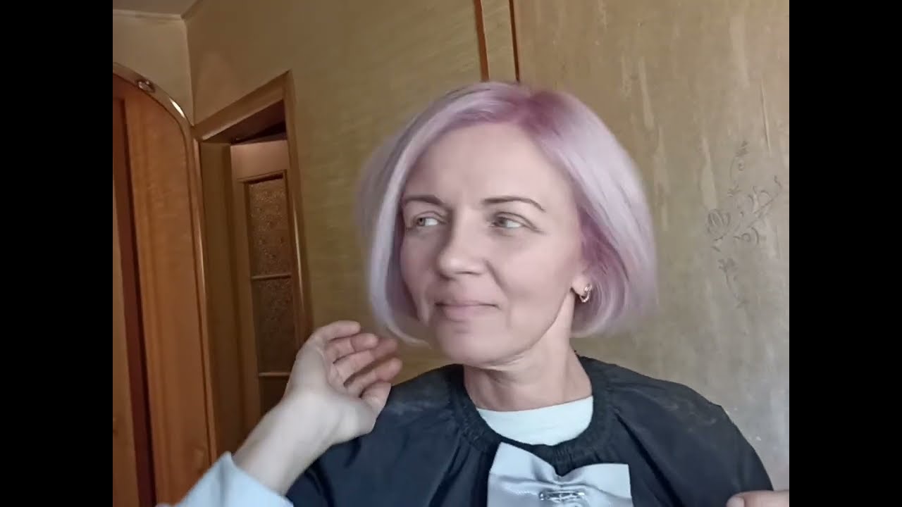 🌈Прощай Седина💖Тотал Блонд 🥸Стрижка Боб Каре 💯