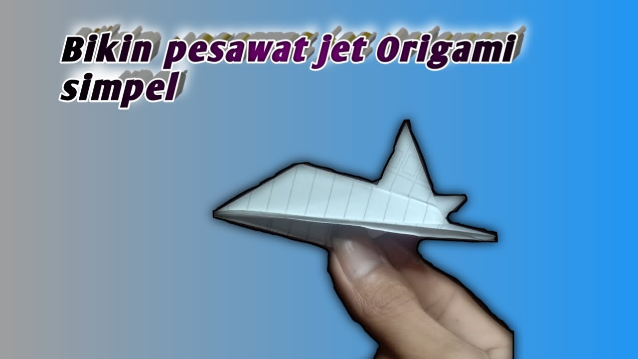  Crazy..! Make a super fast JET plane 🚀✈️#RZCrafters #Origamiindonesia #DIY #PapperCraft