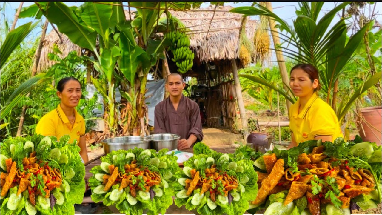 Làm Mì Căng Ống Tại Nhà,Siêu Dễ Chỉ Cần Có Bột Mì  | Bếp Chay Thầy Lâm