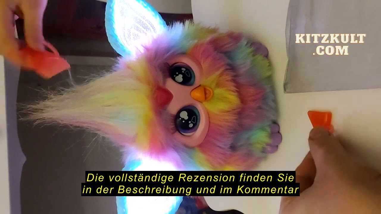 Produktbewertung Furby Tie Dye, 15 Mode-Accessoires, interaktives Plüschtier für Mädchen und Jungen,