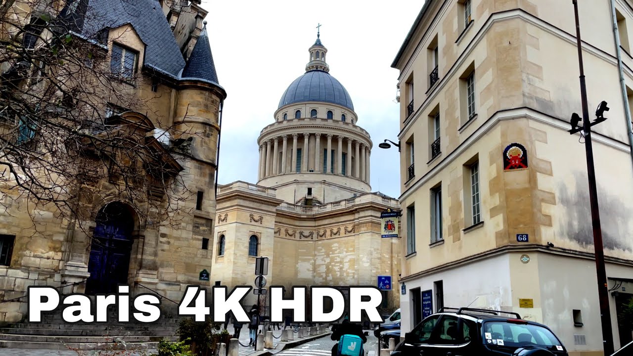 【4K/HDR】Walking tour : Backstreets of Paris 🚶