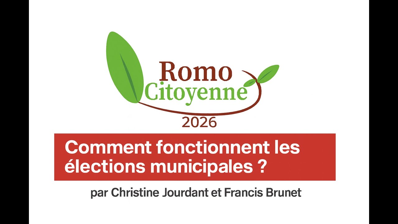 #municipales2026  à #Romorantin : comprendre le scrutin  #ÉlectionsMunicipales #Romocitoyenne2026