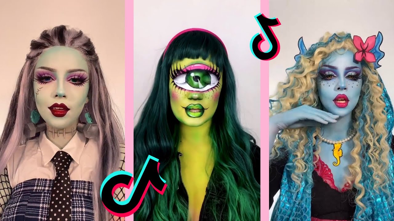 Monster High Cosplay | monster high makeup tiktok compilation