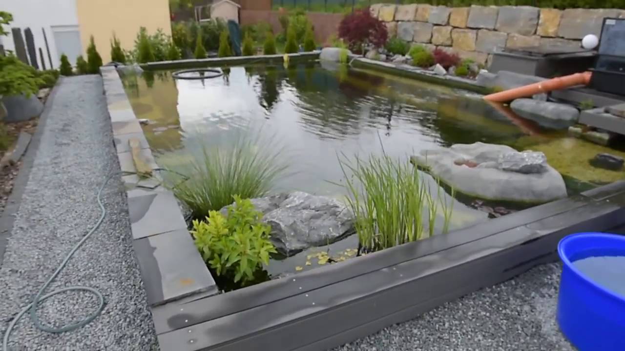 Modern Koi Blog #171 Koiteich mit Filterausstellung