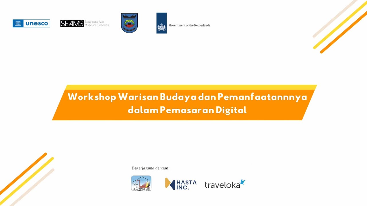 Wokshop Warisan Budaya dan Pemanfaatannya dalam Pemasaran Digital