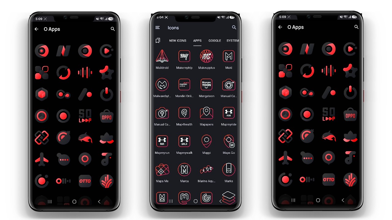 5 Best Red Icon Pack Apps for Android 2026