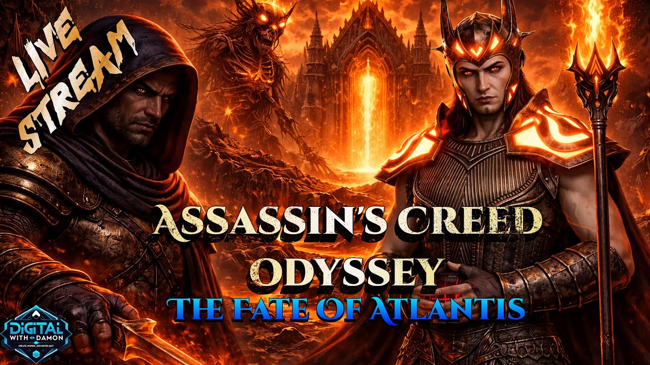 Hades Won’t Let Me Leave… | Atlantis Ep 2–3 | AC Odyssey PC Gameplay | Live