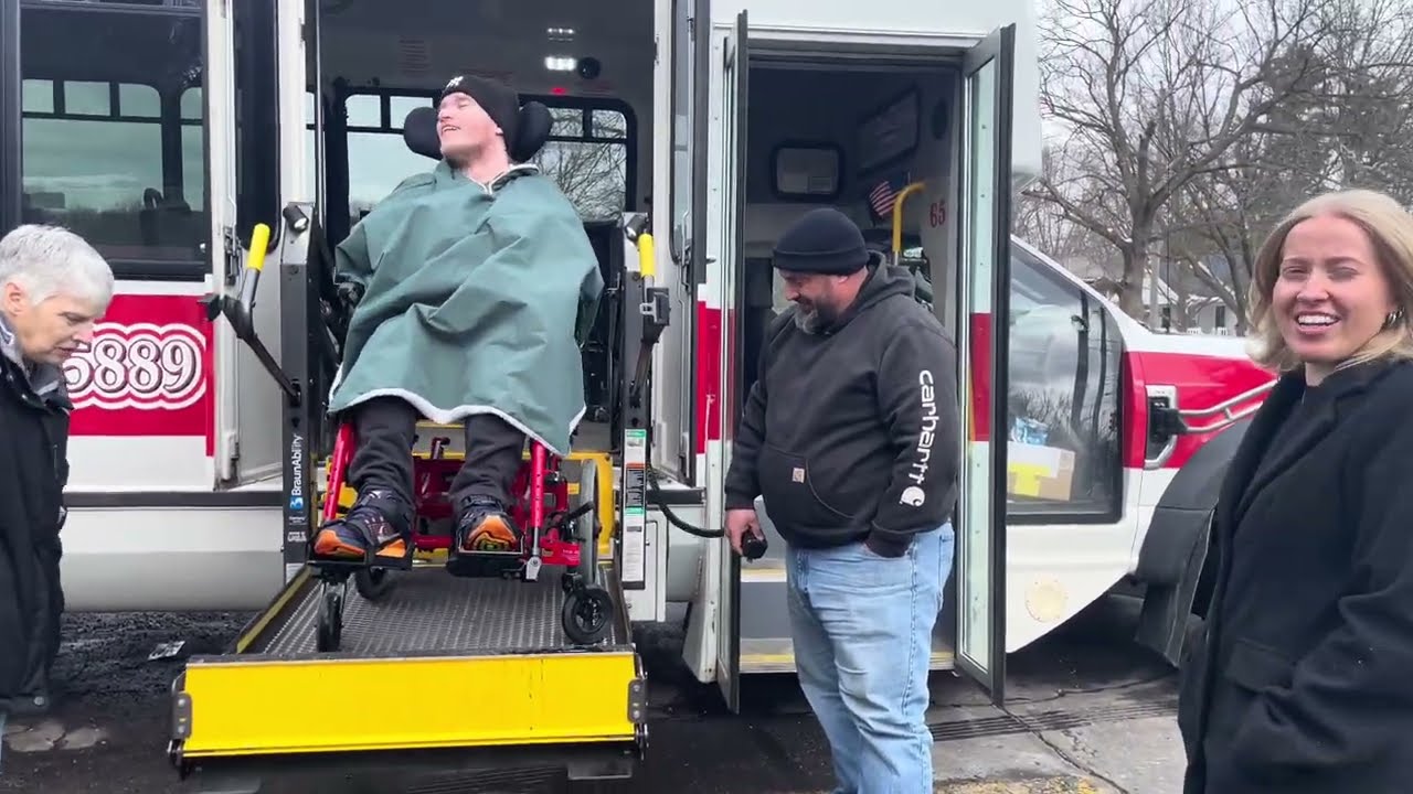 Bata Bus driver Aaron picking up Sam at IFS & dropping him off at home 2.23.26 @onthatnote 