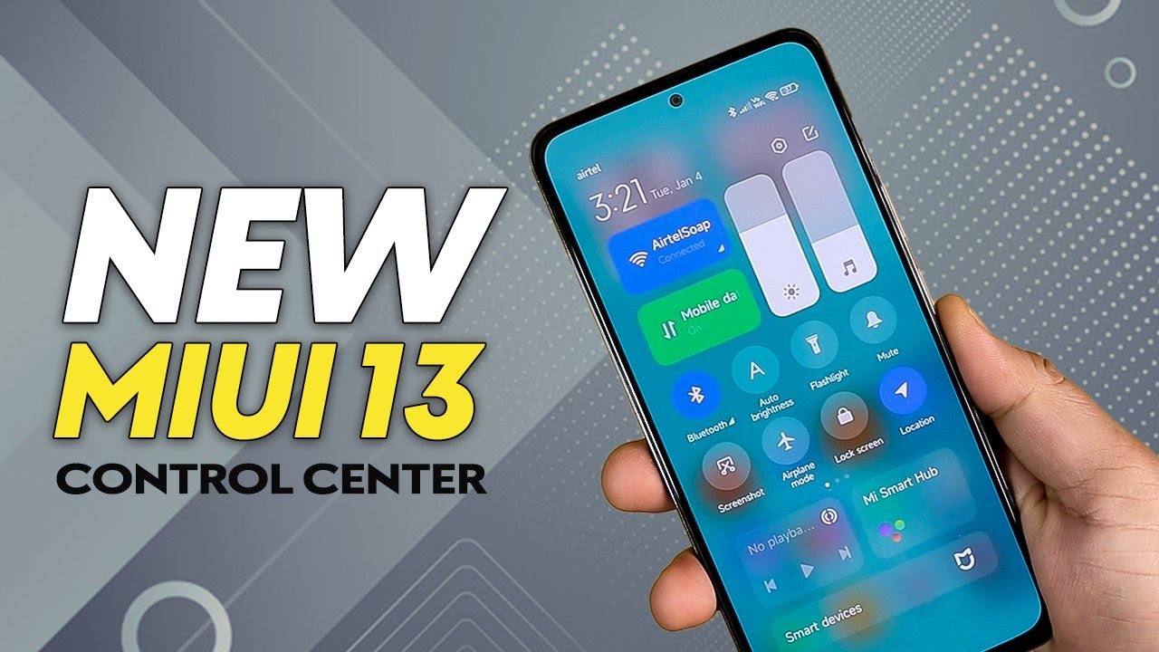 Install MIUI13 Control Center 2022 | Redmi Note 10