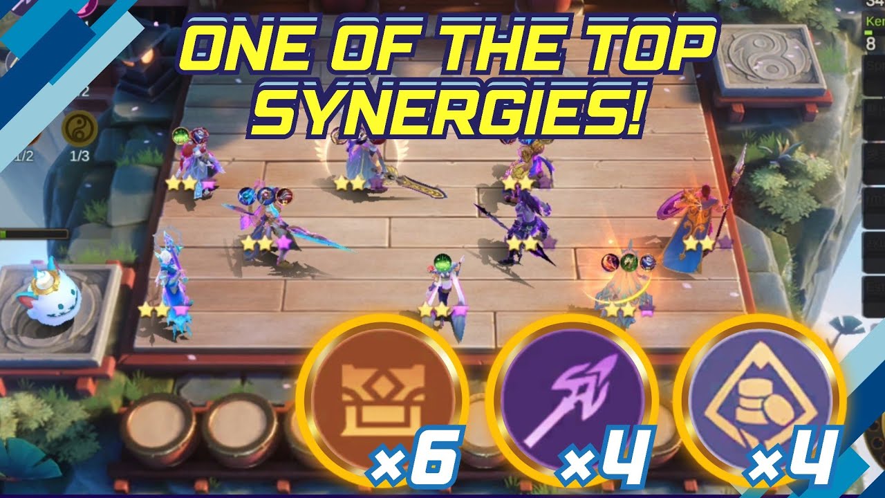 ONE OF THE TOP SYNERGIES WITH THARZ'S SKILL 1 | MAGIC CHESS BEST COMBO | MAGIC CHESS THARZ SKILL 1