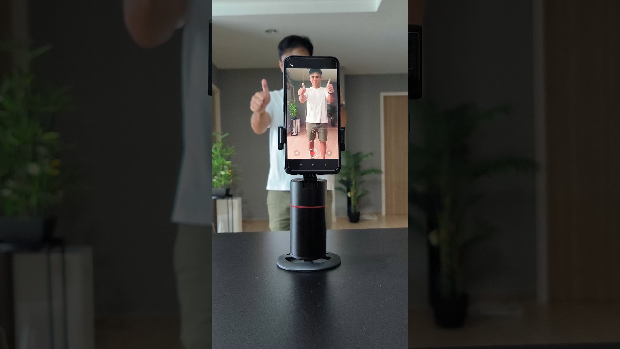 Auto Face Tracking Tripod - 360 Rotation