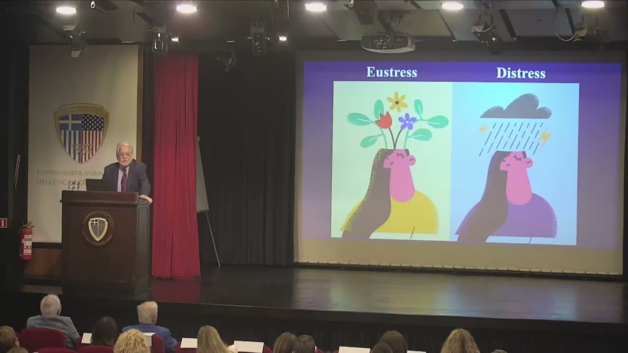 Distinguished Lecture Series: Professor George Chrousos on stress control for a happy life (Greek)