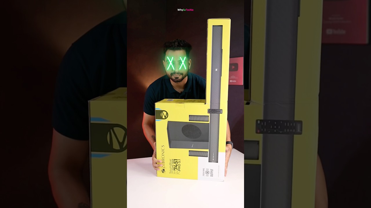 Zebronics Juke Bar 7451 Pro 5.1 240W Soundbar #Shorts #Gadgets