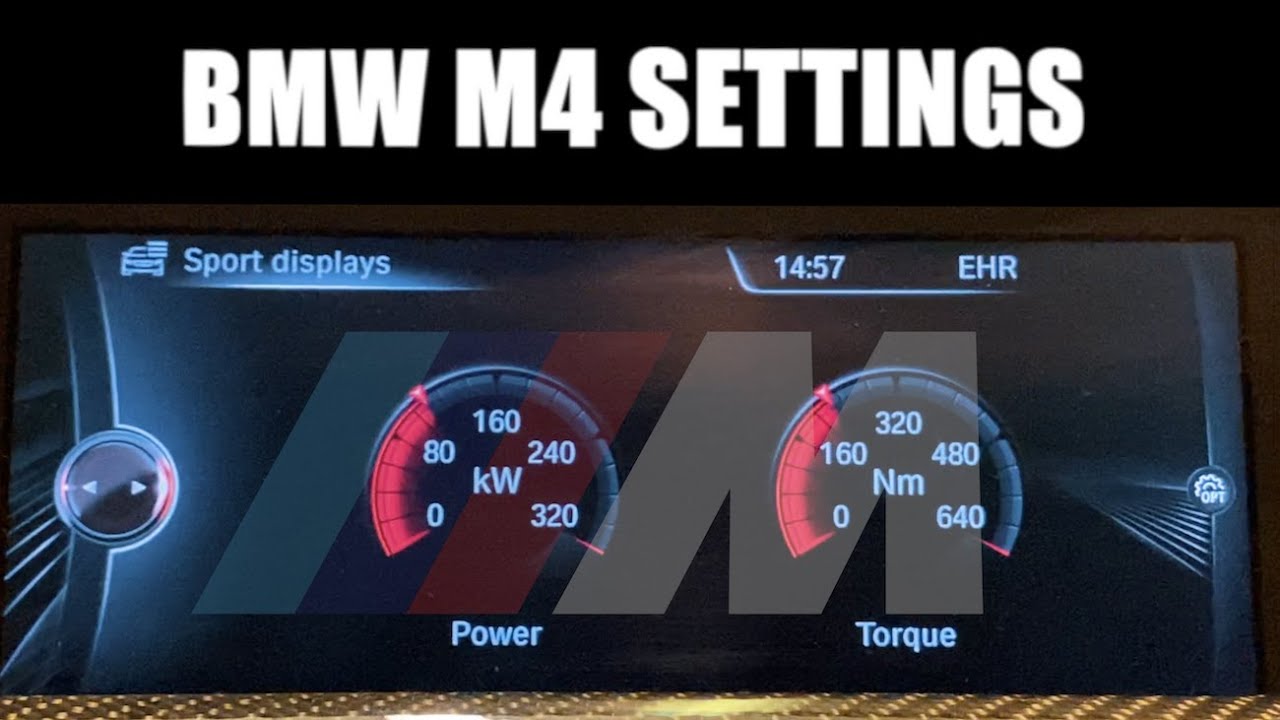 BMW M4 FULL REVIEW OF MULTIMEDIA + M SETTINGS