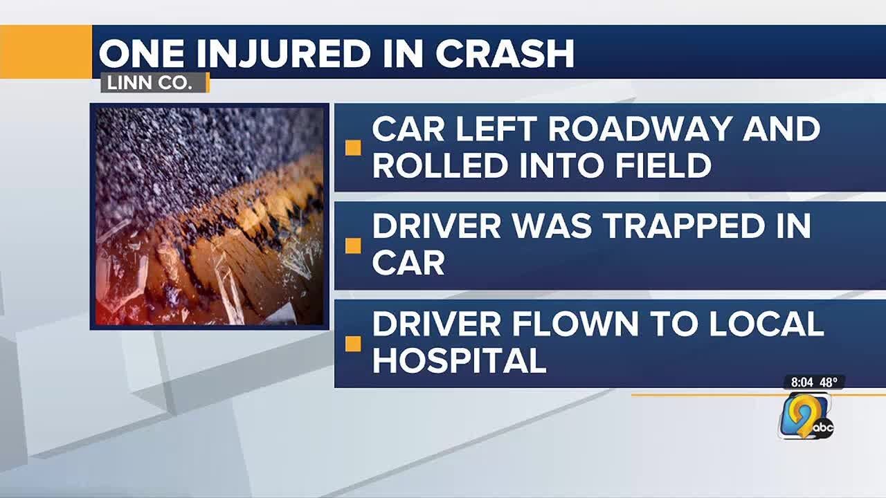 One person in critical condition, flown to hospital, after early morning crash