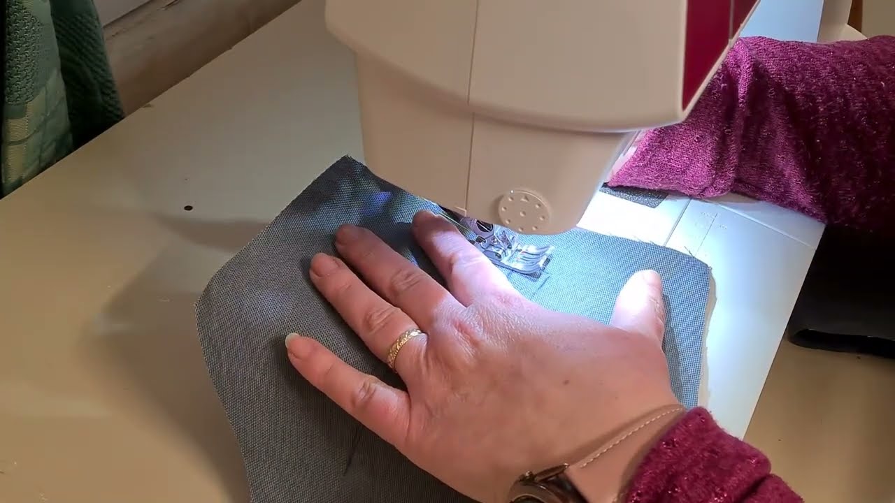 Tuto couture - Broder une poche arrière de pantalon