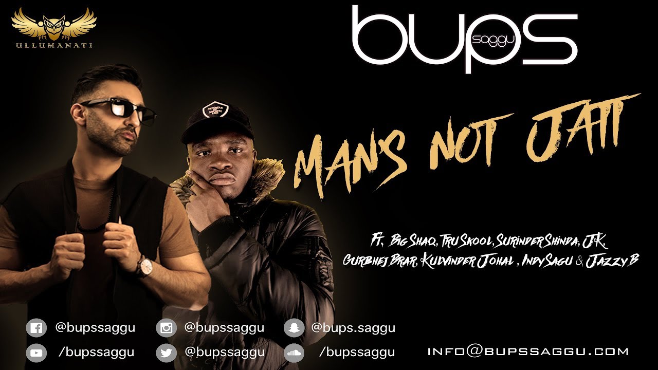 Man's Not Jatt | Bups Saggu | Big Shaq Mans Not Hot | Puth Jattan De | Punjabi Mix