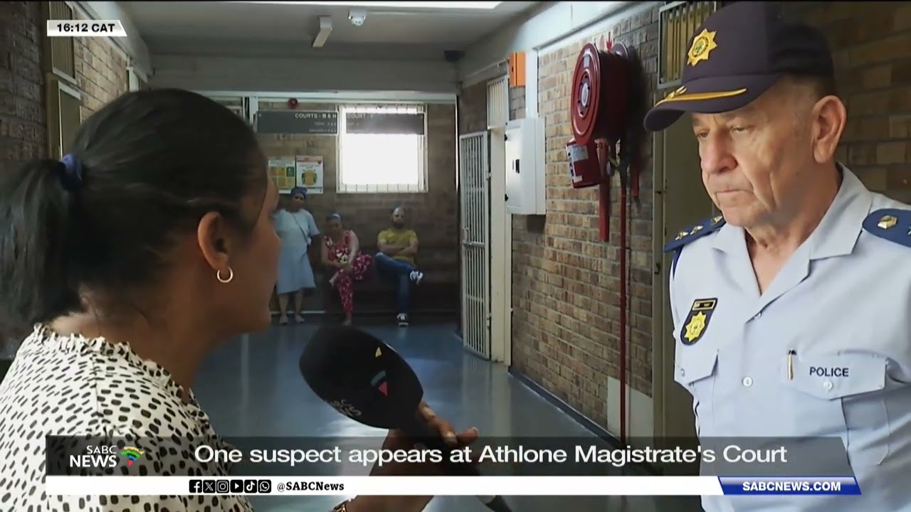 One suspect appears at Athlone Magistrates Court: Vanessa Poonah reports