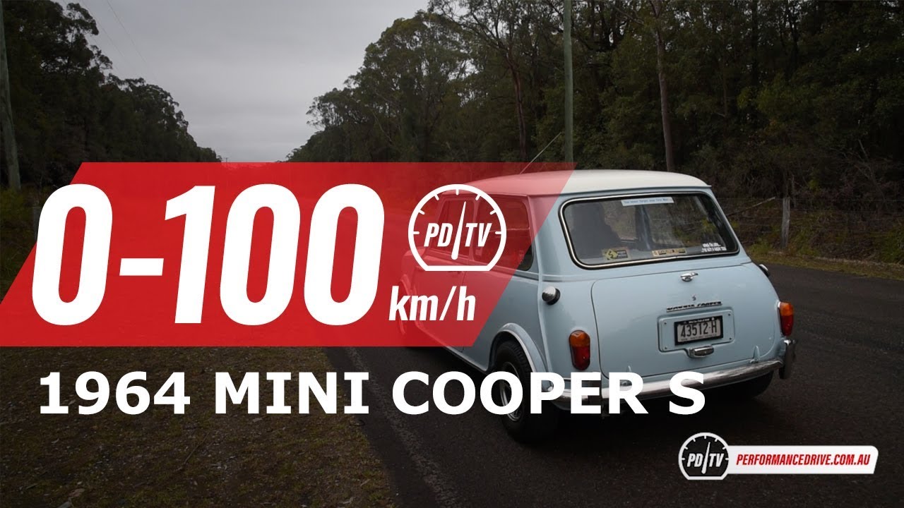 1964 Mini Cooper S (replica) 0-100km/h & engine sound