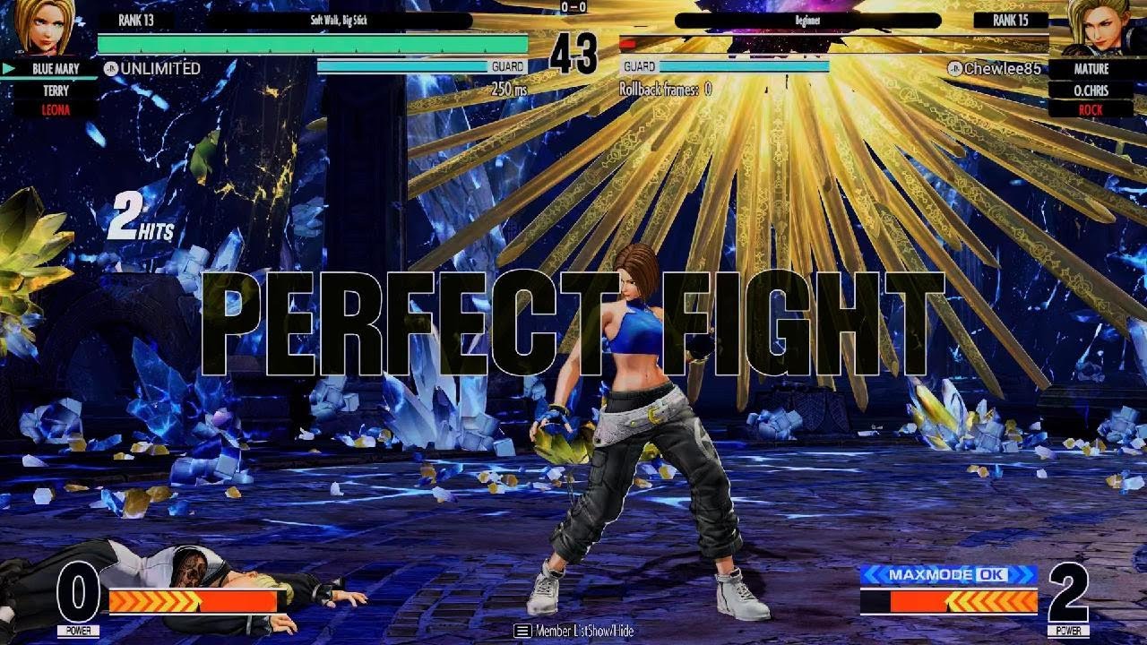 KOF XV_ Leona, Blue Mary🔥 & Terry vs. Rock, Mature & O.Chris