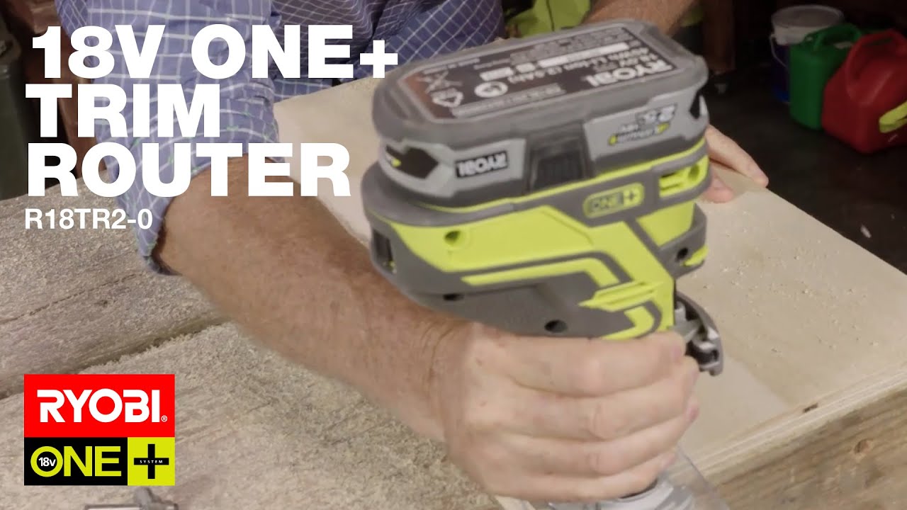 RYOBI Tool Talk: обзор фрезера ONE+ 18 В (R18TR-0) от Барри Дюбуа