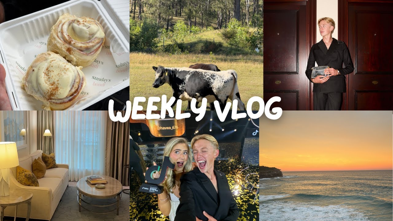 a week in my life ⭐️ tiktok awards, work xmas party & melbourne trip