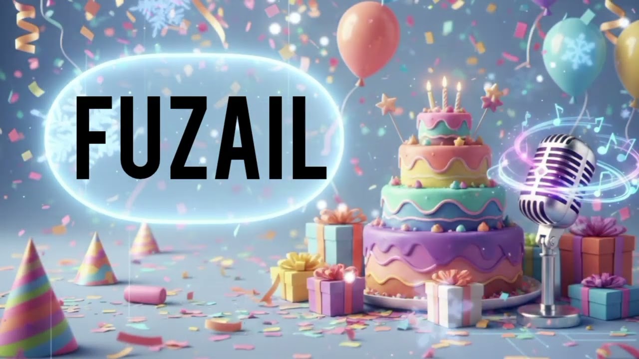 Fuzail Happy Birthday Song For Kids | Viral Birthday Song For Kids