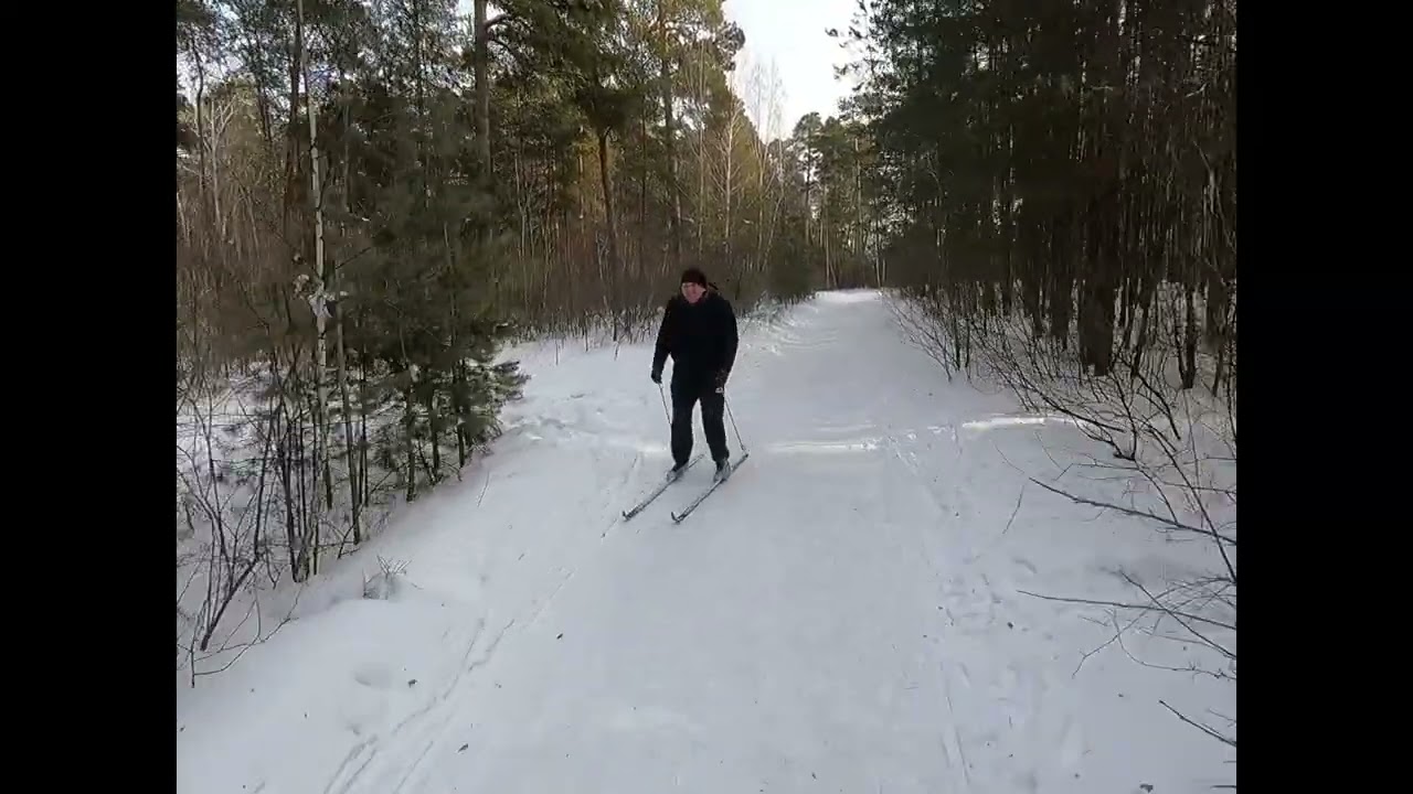 Первый зимний видос за всю зиму - первая зима на велике)