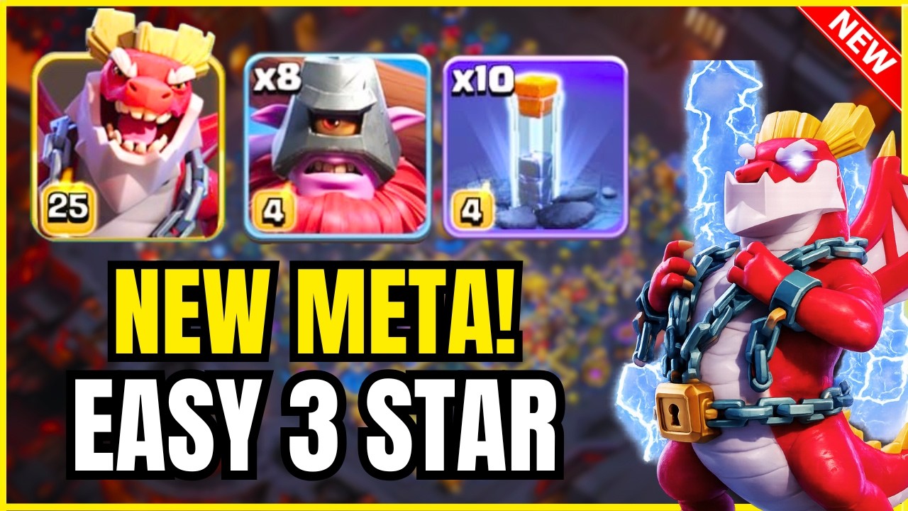 🏆 TH18 After Update BEST Attack! | THROWER + DRAGON DUKE Meta Strategy (Clash of Clans)
