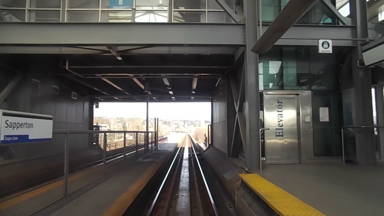 Vancouver Skytrain Expo Line Sapperton to Braid #vancouver #skytrain #translink #travel #tourism