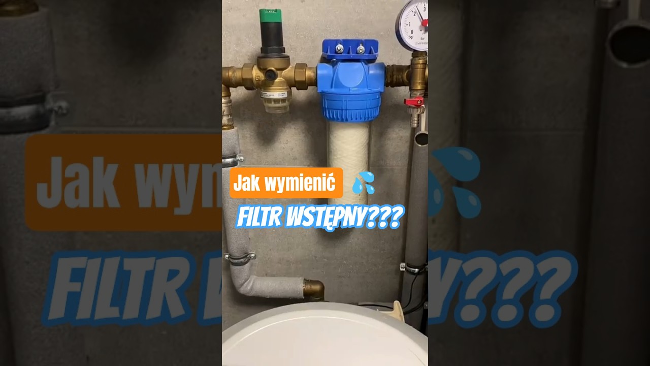 Wymiana filtra wstępnego + uzupełnianie soli w stacji uzdatniania Viessmann Aquahome 20 Smart