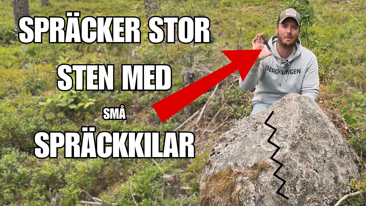 SPRÄCKER STOR STEN MED SMÅ SPRÄCKKILAR