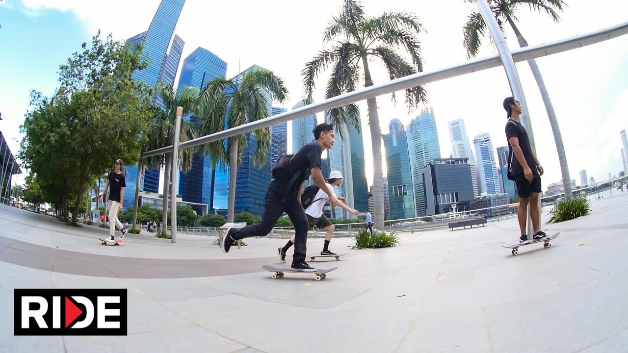 Skating in Singapore with Firdaus Rahman and Alex Soikkeli