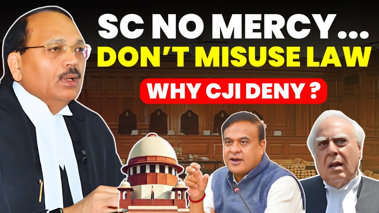 DON'T EXPECT MERCY FROM SC......WHY DEMEAN HC POWER.....CJI DENY RELIEF.... #supremecourtofindia