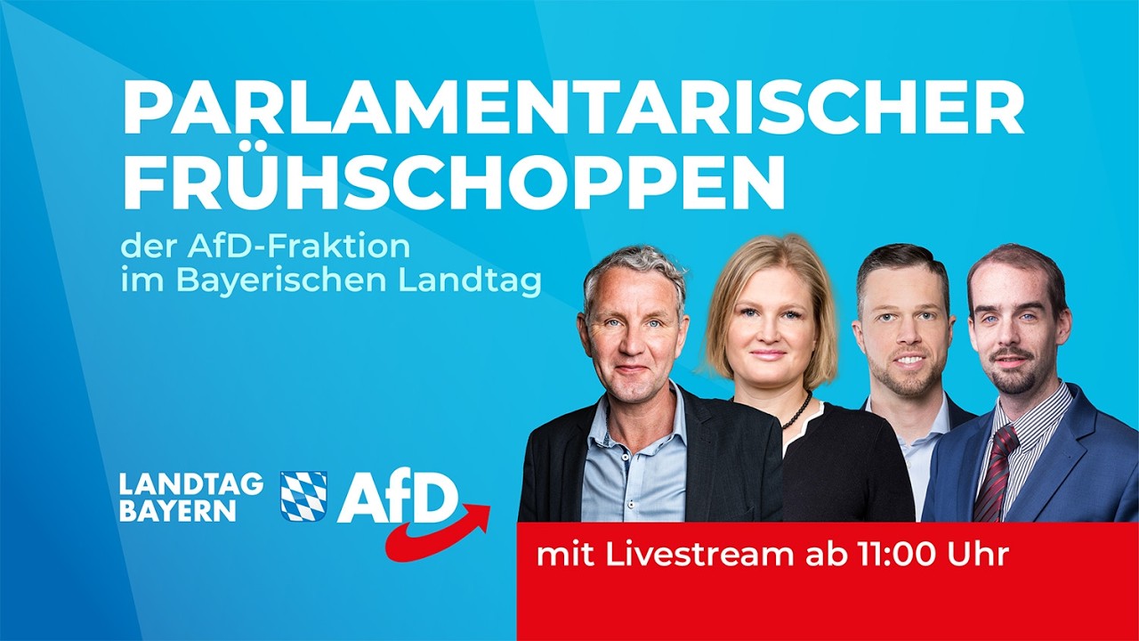 Parlamentarischer Frühschoppen der AfD im Bayerischen Landtag am 14.02.2026