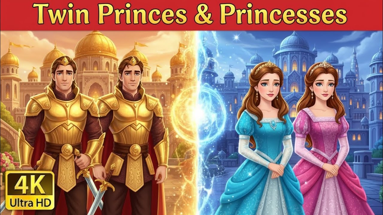 The Twin Princes and Princesses| جڑواں شہزادے اور شہزادیاں | @HindiFairyTales @UrduFairyTales 