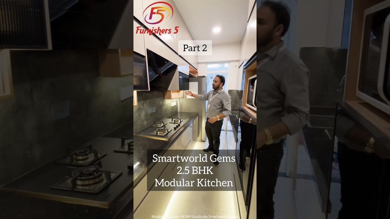 Modular Kitchen | Smartworld Gems | M3M Soulitude