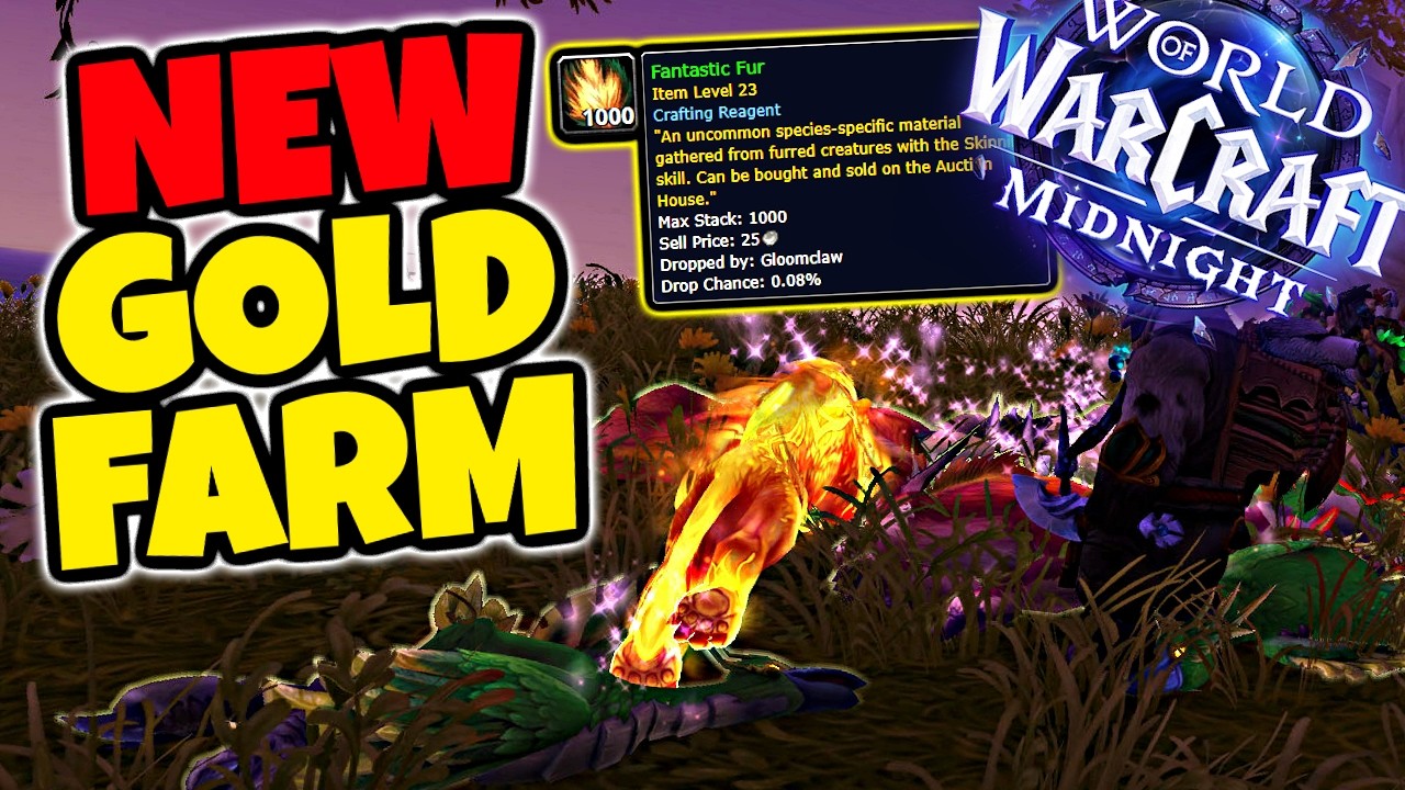 Новый способ фарма шкур в Midnight WoW | Сборка на основе Восприятия и ценные реагенты