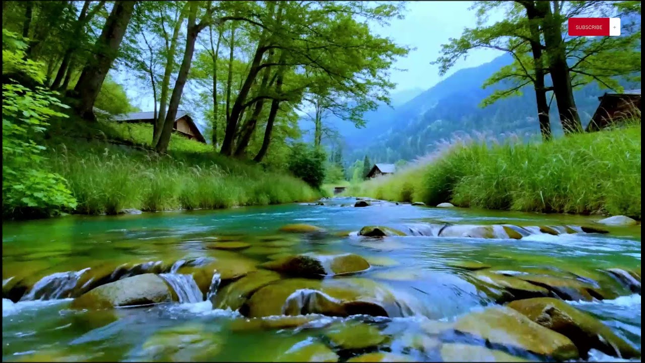The Perfect Sound for Deep Sleep 🌙 Piano & Peaceful River | 10 Hours