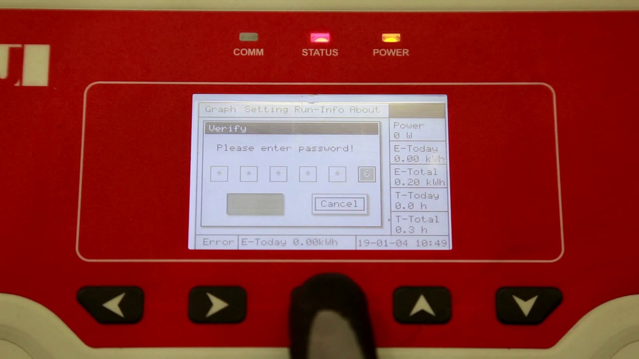 Suntrio Plus: How to Change Grid Compliance Setting