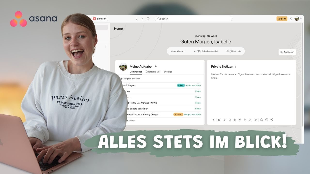 So organisiere ich meine To-Dos mit Asana [für Anfänger]