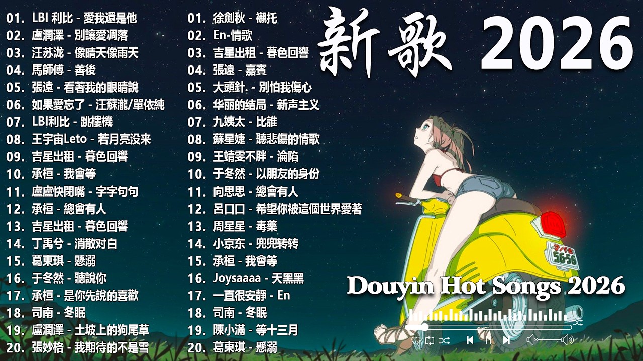 抖音神曲2026【2026抖音热歌】💥 douyin 抖音歌曲2026 🎵 抖音2026最火💋四月熱門歌曲最火🔥2026流行歌曲【抖音破億神曲】大陸流行歌曲2026