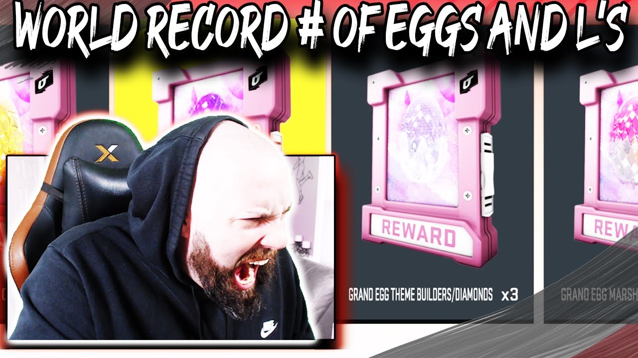 OPENING A WORLD RECORD # OF EGGS! TAKING A WORLD RECORD NUMBER OF L'S [MADDEN 20]