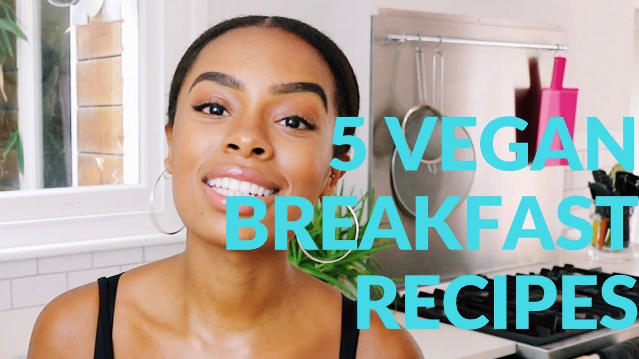 5 VEGAN BREAKFAST RECIPES | 3 Ingredient Vegan Pancake Gluten Free