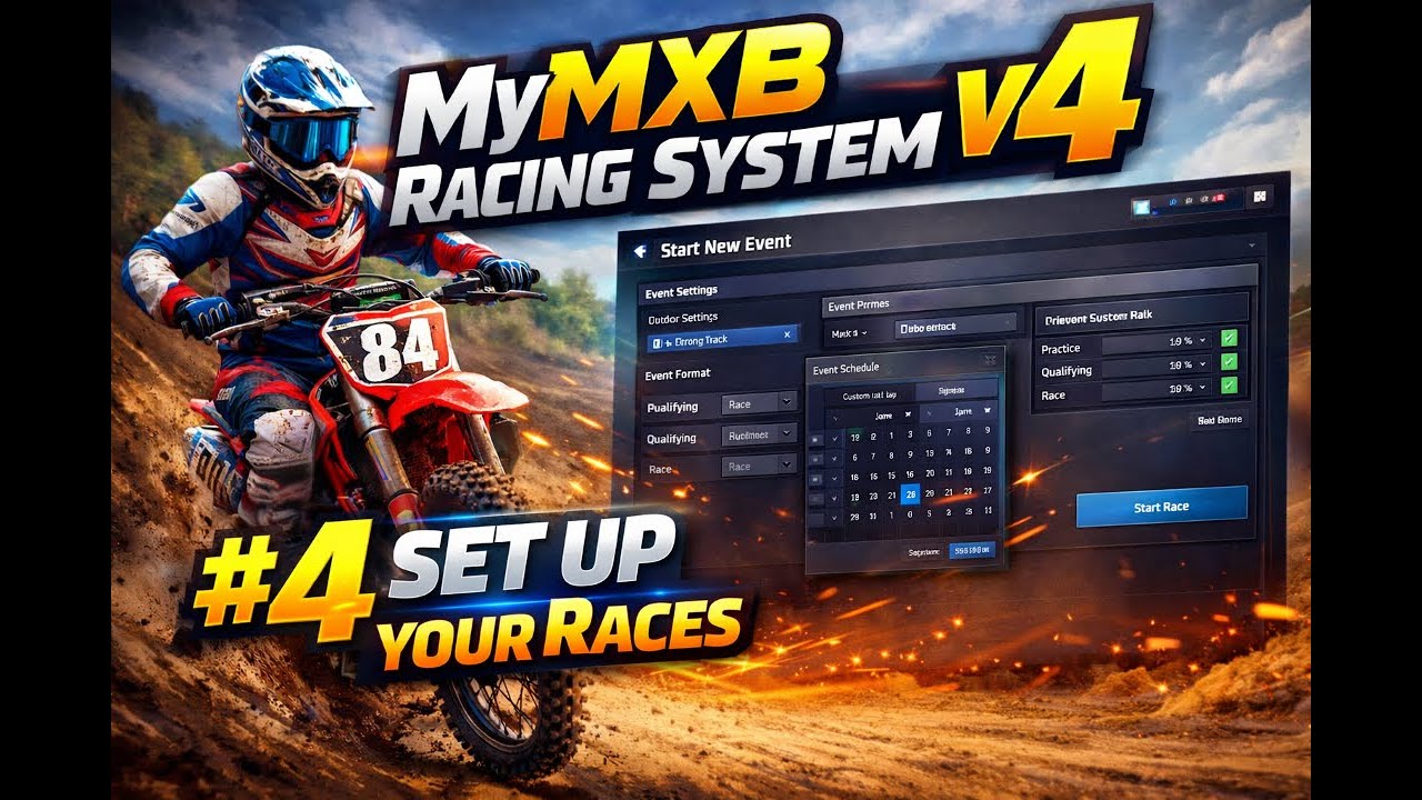 MyMXB Racing System v4 - #4 Set up your Races