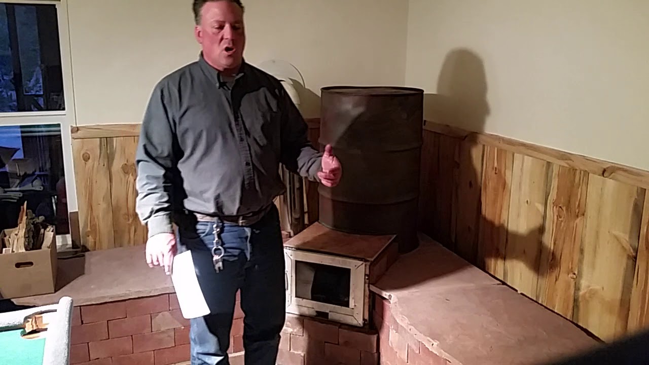 Batch Box Statification Chamber Rocket Mass Heater