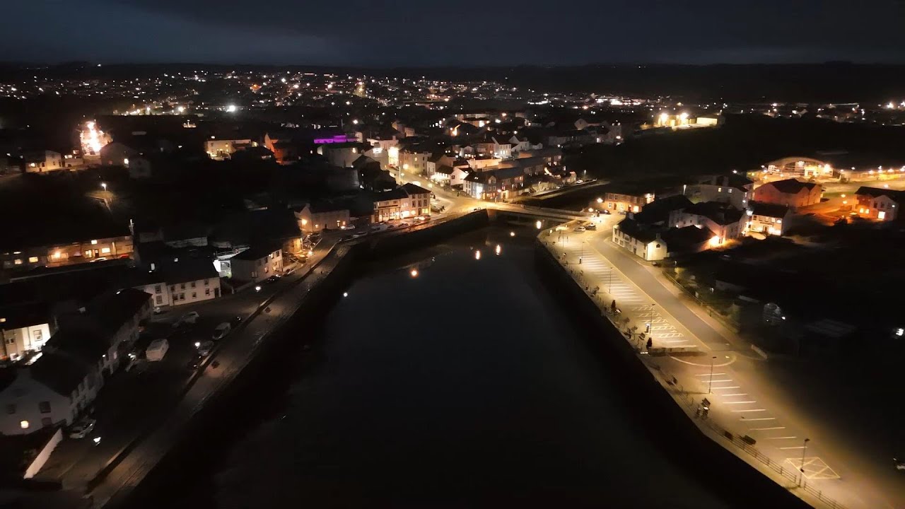 Maryport Cumbria at Night