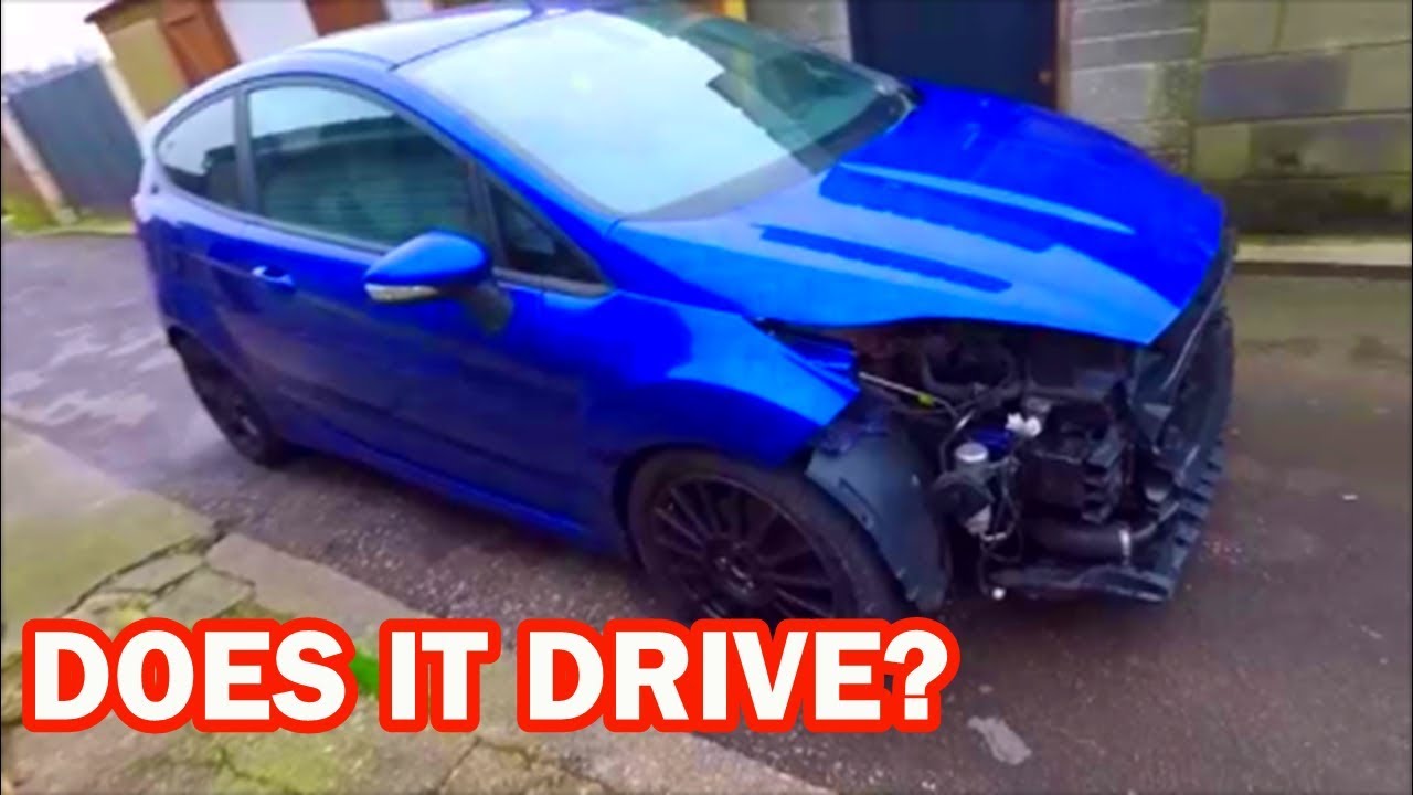 It will drive today! crashed fiesta st part 6