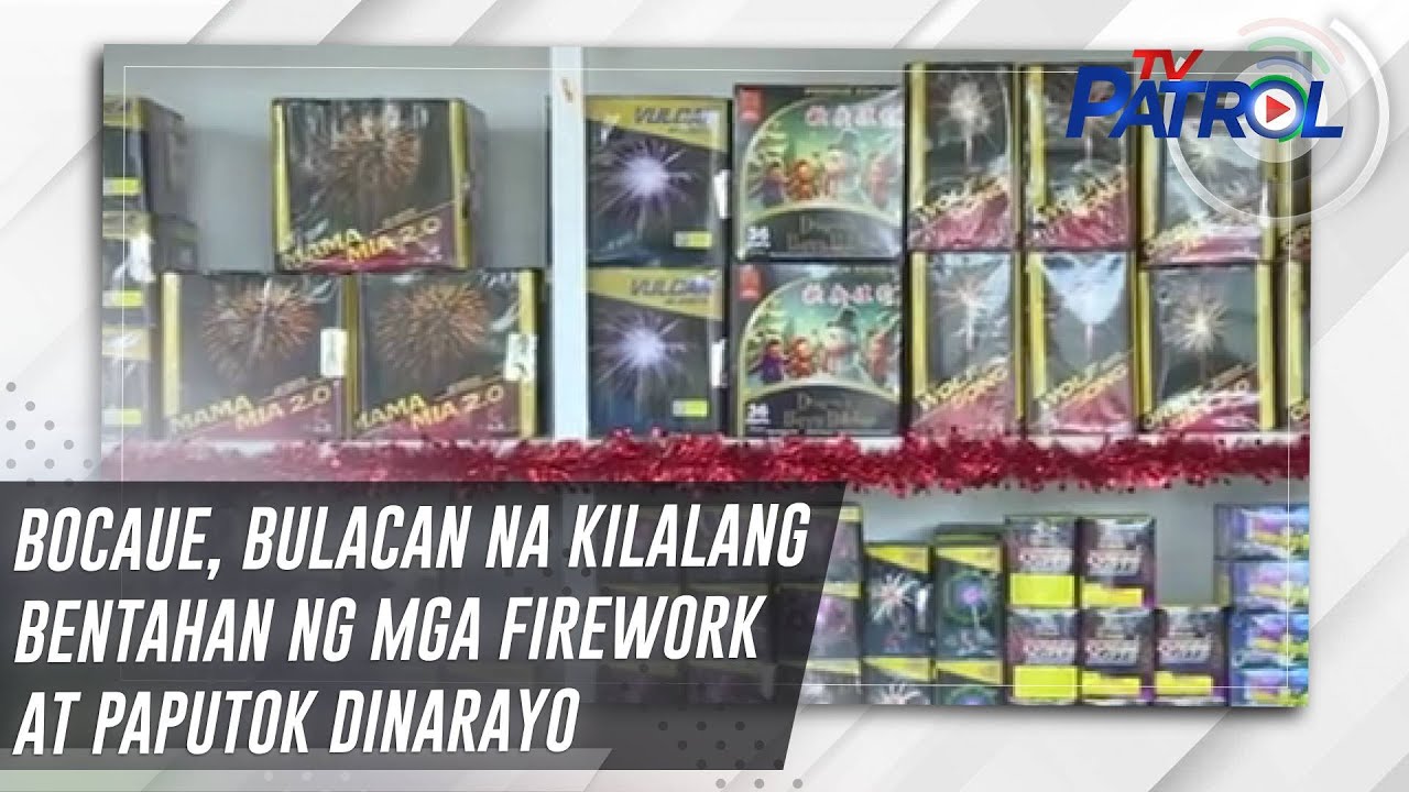 Bocaue, Bulacan na kilalang bentahan ng mga firework at paputok dinarayo | TV Patrol